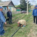 «Единая Россия» восстановила летний водопровод в селе Боград Боградского района