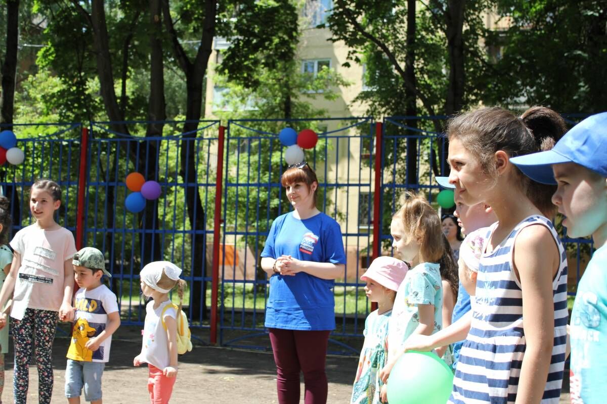 Люберецкие партийцы провели «Весёлые старты» для детей в рамках Олимпийского  дня