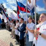В Томске «Единая Россия» организовала масштабную акцию в поддержку Президента и военнослужащих