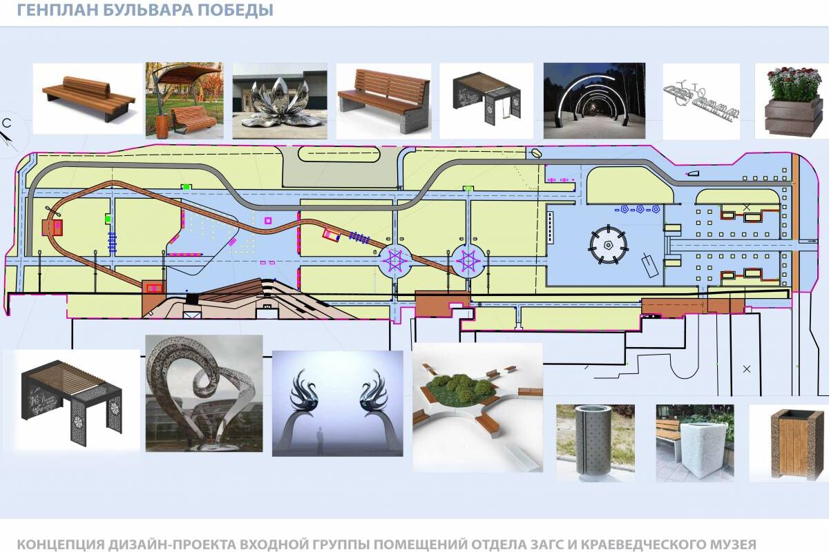 В Лабытнанги обустраивают бульвар Победы