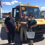 Школьный автобус поступил еще в один лицей Липецкой области