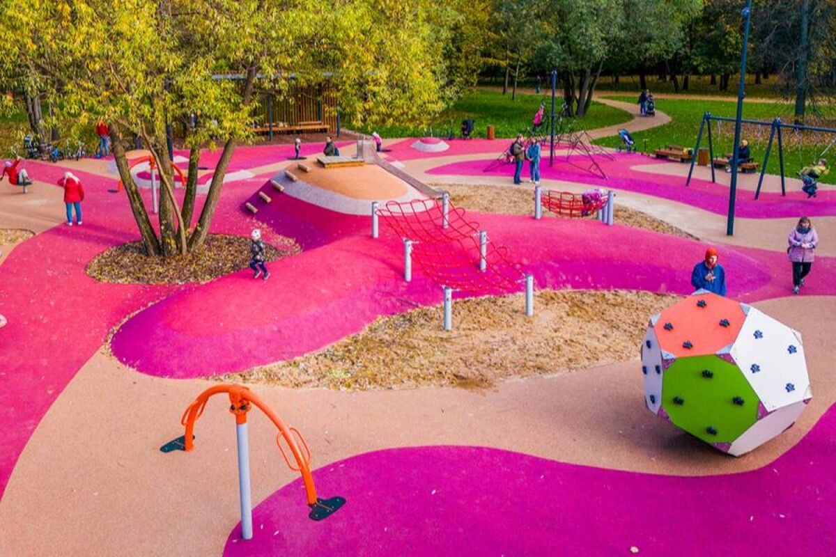 17 увлекательных детских площадок в московских парках
