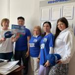 В Апастовском районе молодогвардейцы поздравили работников районного отделения социальной защиты