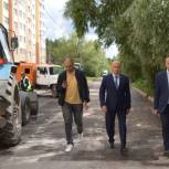 На улице Антонова приступили к ремонту дороги