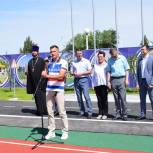 В Татищево состоялось торжественное открытие спортивной площадки
