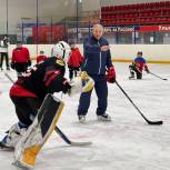 При поддержке «Единой России» в Ульяновске состоялась открытая тренировка по хоккею