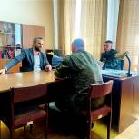 Дмитрий Грибков побывал с рабочим визитом в нерехтском военкомате