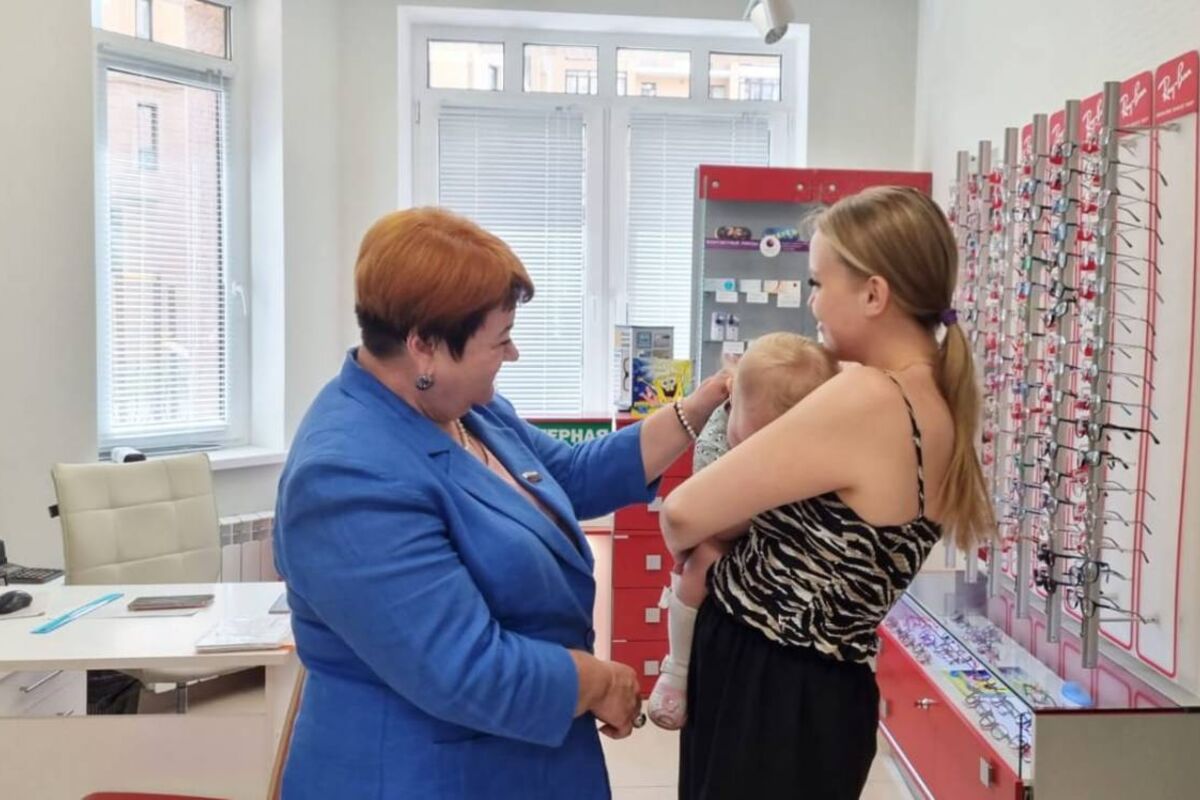 В Туле «Единая Россия» помогла детям из семей участников СВО проверить зрение
