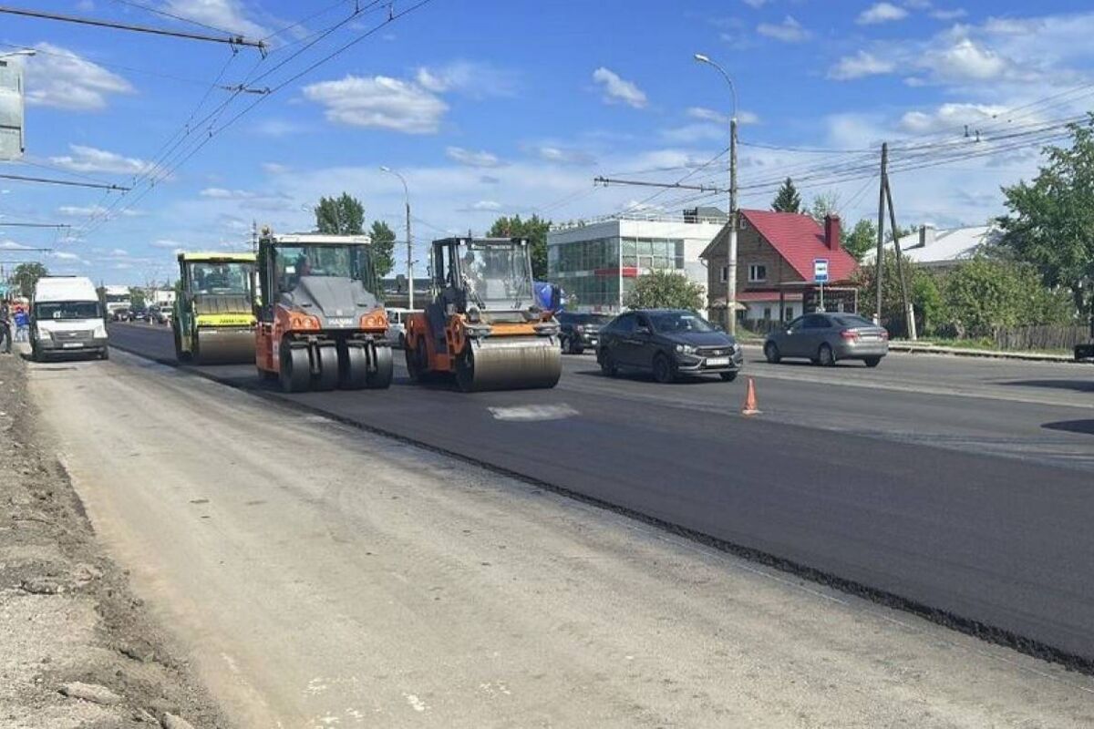 В Пензе идет ремонт дороги на улице Чаадаева | 07.06.2023 | Пенза -  БезФормата