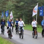 Молодогвардейцы из Комсомольского провели велопробег в рамках марафона «Сила России»