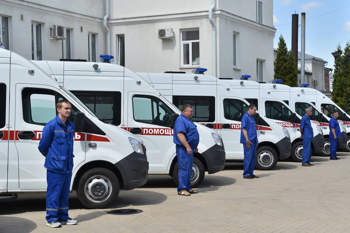 Павел Малков: Городской станции скорой медпомощи передали 9 новых современных автомобилей