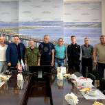 Глава Алексеевского района встретился с мобилизованными земляками