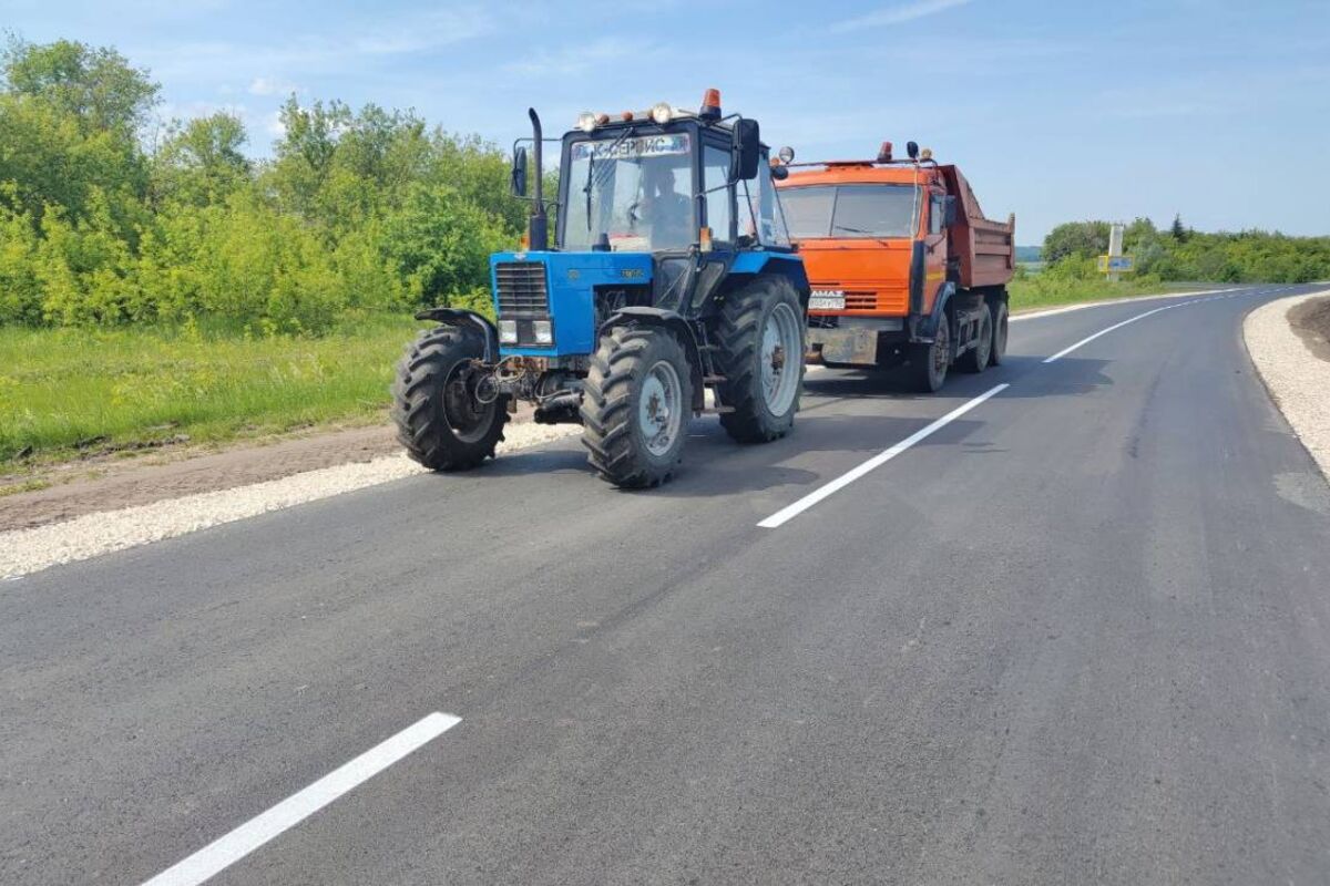 Ремонт участка дороги Пильна - Курмыш завершился на два месяца раньше  графика