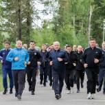 В Белоярском районе партийцы организовали двухкилометровый забег