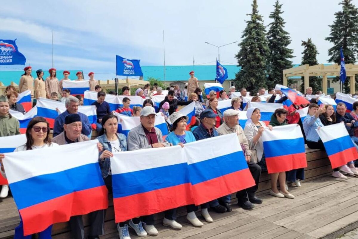 В Кушнаренковском районе состоялось праздничное мероприятие, посвященное  Дню России