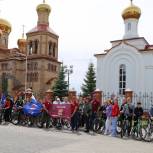 Алексеевцы участвовали в велопробеге в рамках местного партпроекта «За здоровьем – на велосипеде!»