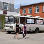 В Ермишинском районе в селе Азеево побывал социальный автопоезд «Забота и здоровье»