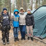 В Ноябрьске дети отдыхают в загородном палаточном лагере