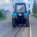 В Агрызе появился новый дорожный пылесос