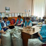 Активисты «Единой России» отправили из Благовещенска в зону СВО большую партию масксетей и сухих супов