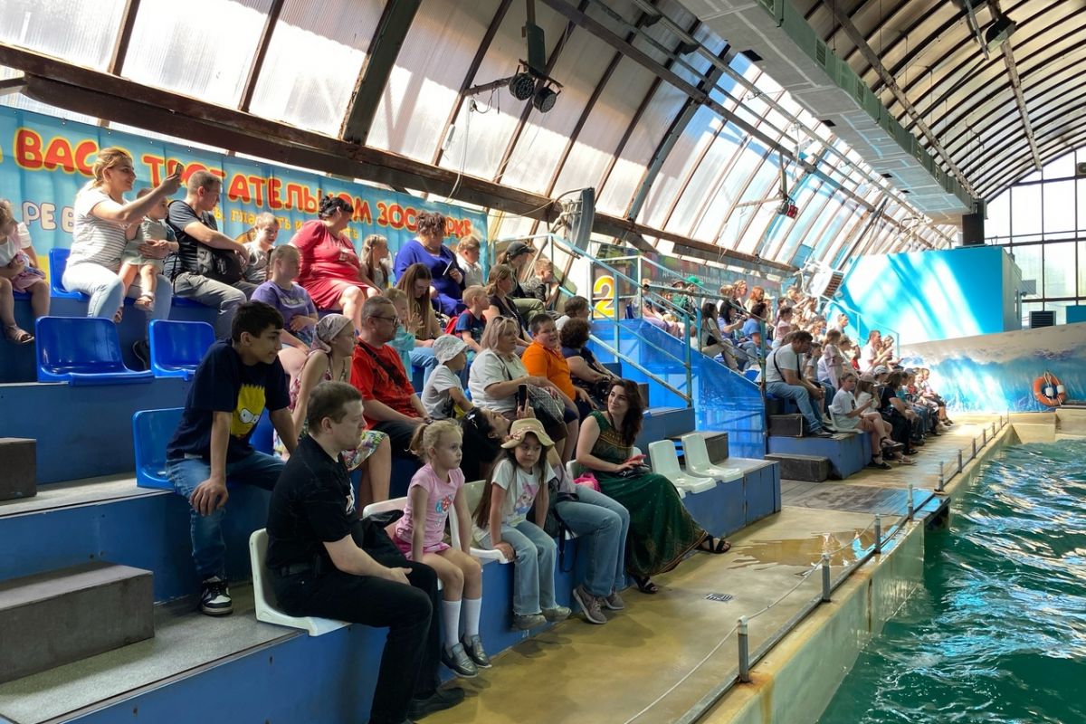 Депутат донского парламента Сергей Ковалев помог детям с особенностями здоровья посетить дельфинарий