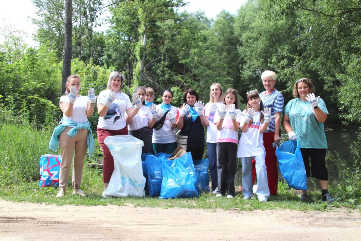 В Краснинском районе проходит Всероссийская экологическая акция «Вода России»