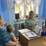 В сёлах Херсонской области при содействии «Единой России» начались профилактические медосмотры детей