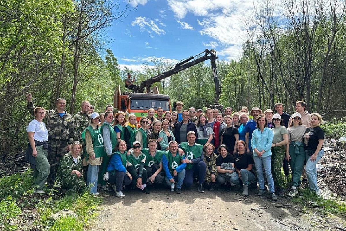 Более 30 тонн отходов убрали экоактивисты под Новодвинском | 18.06.2024 |  Архангельск - БезФормата