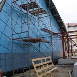 Ледовый дворец Губкинского будут строить порядка 150 человек