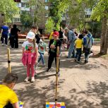 В Братске «Единая Россия» устроила «Весёлые старты» для детей