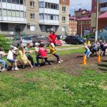 «Весёлые старты» для детей устроили активисты «Единой России» в Иркутске