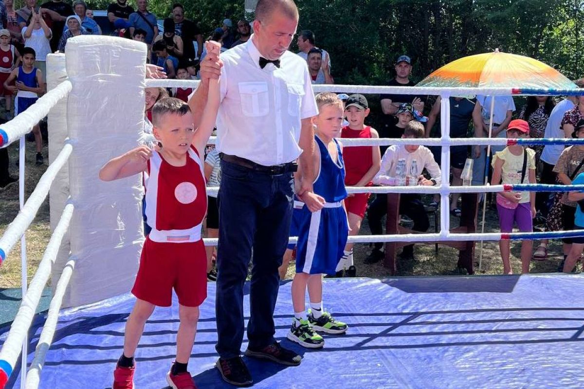 В оселке Сенной Вольского района состоялось открытое первенство по боксу