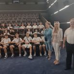 Юным севастопольским спортсменам показали фильм «Динамо. Ленинград»