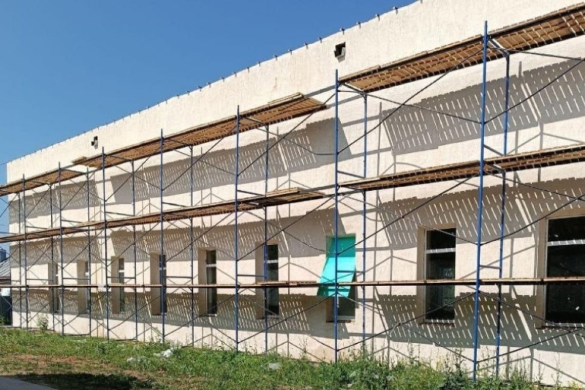 В Пятовской средней школе Дзержинского района Калужской области продолжается масштабная модернизация