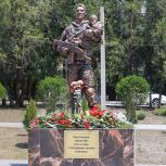 В Белогорске открыли памятный знак участникам специальной военной операции