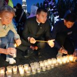 В казанском Парке Победы зажгли «Огненные картины войны»