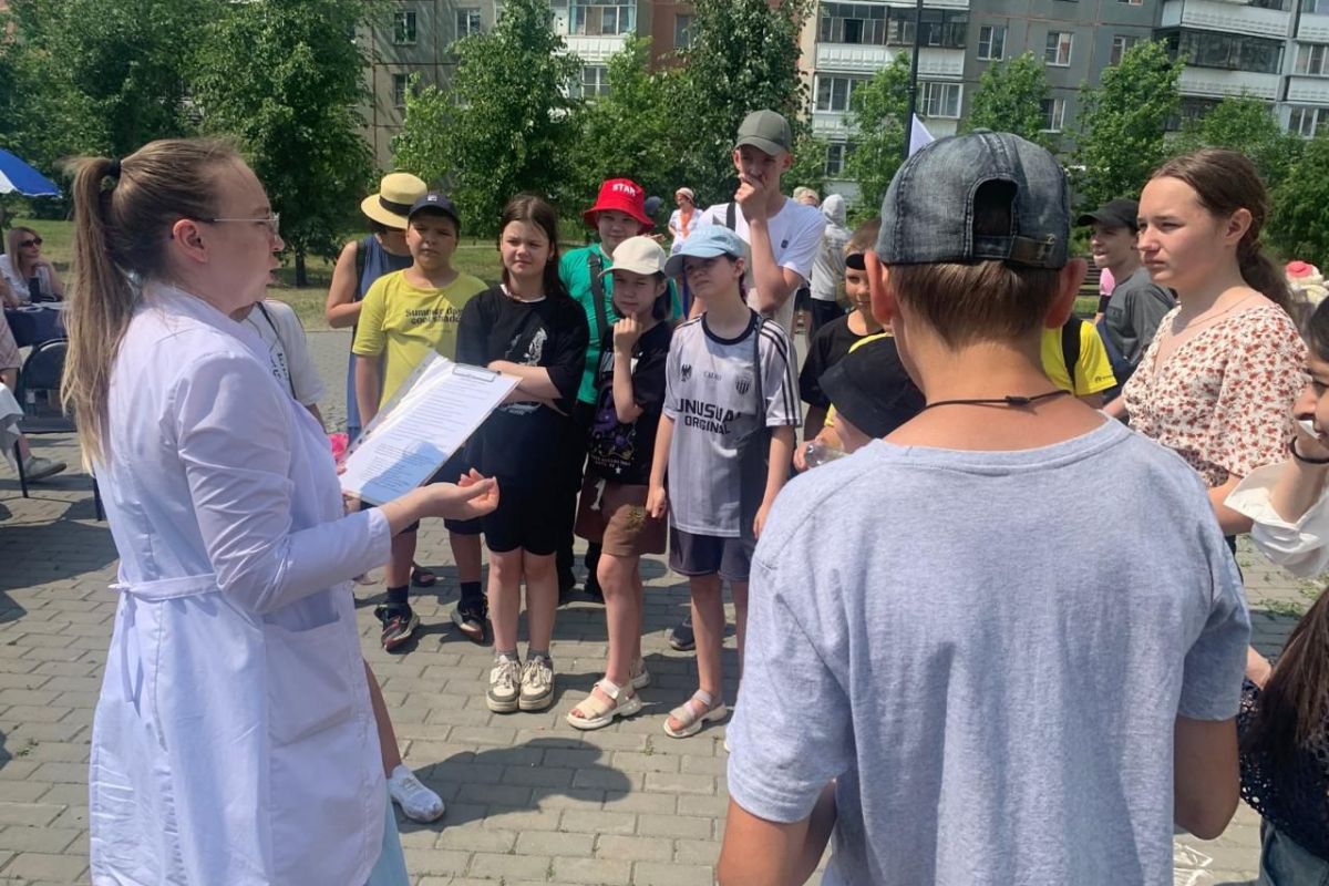 День здоровья в Семейном сквере