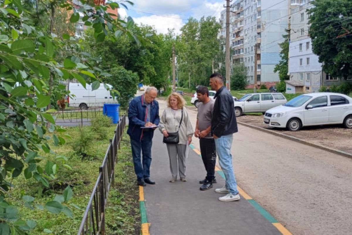 Владимир Суслин принял участие в приемке работ, выполненных по проекту «Наш город»