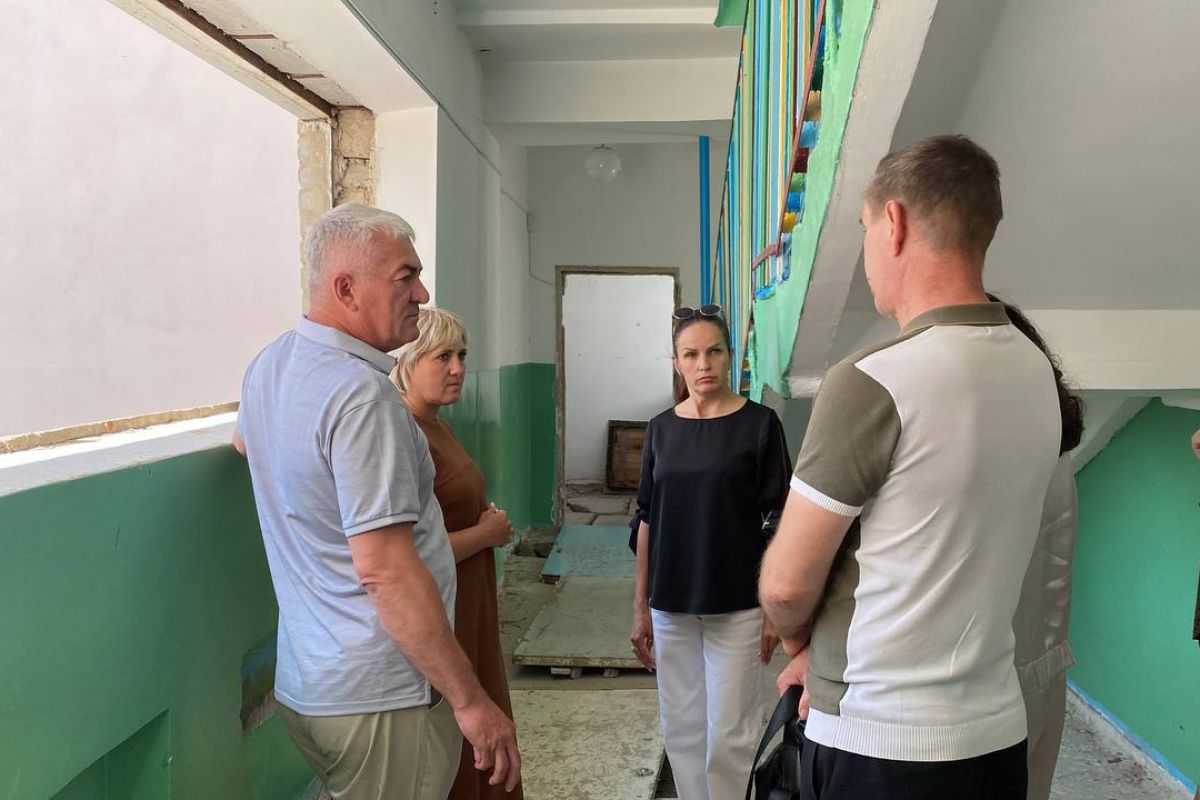 В Красненском детском саду в Херсонской области завершились демонтажные работы в ходе первого этапа ремонта по проекту «Единой России» «Новая школа»
