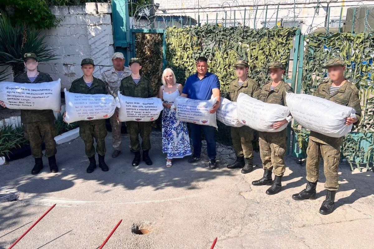 Севастопольские партийцы вместе с волонтерами движения «Масксети. Гагаринцы» оказывают поддержку бойцам СВО