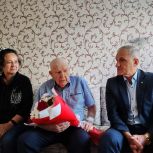 В Усть-Катаве поздравили ветерана Великой войны