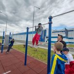 В Усть-Катаве открылась спортивная площадка