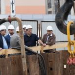 Ильсур Метшин проверил замену участка коллектора в Советском районе Казани
