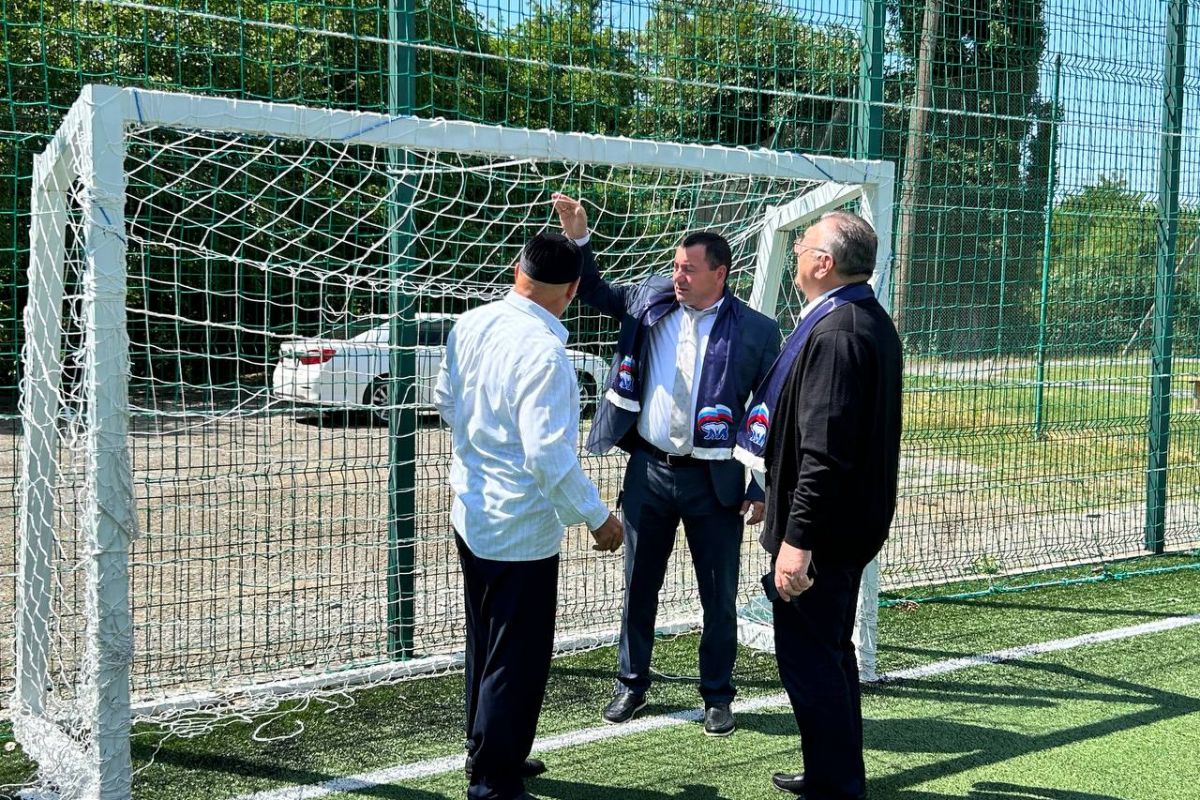 Мониторинг футбольных полей: Спортивные площадки с.п. Троицкое и Алхасты соответствуют требованием безопасности