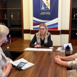 Наталья Кирюхина провела прием граждан по вопросам материнства и детства