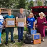 Партийцы передали гуманитарную помощь в госпиталь для раненых бойцов