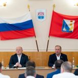 Михаил Развожаев вместе с Дмитрием Беликом встретился с партийным активом Нахимовского района