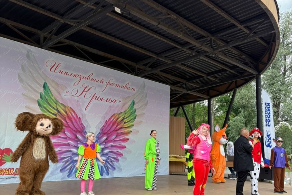 Инклюзивный фестиваль «Крылья» прошел в Нижнем парке Липецка