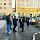 Очередной мониторинг дворовых территорий прошел в Анадыре