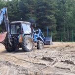 В Ярославле на Которосльной набережной обновили волейбольную площадку